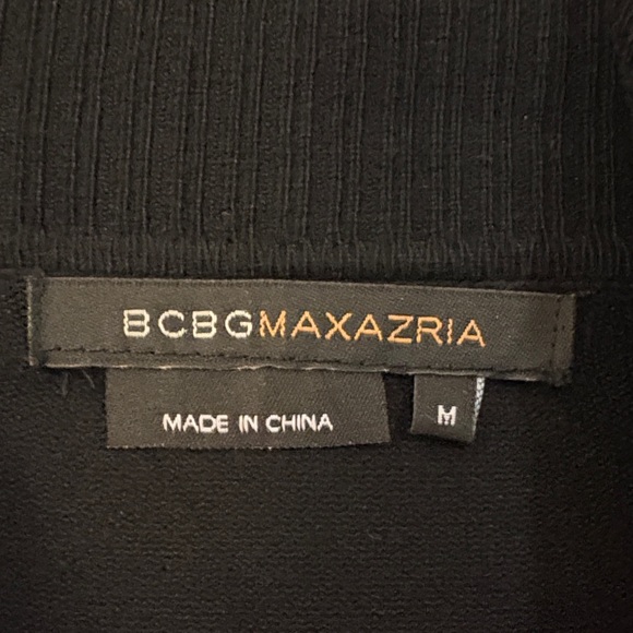 BCBG Black & Tan Snakeskin Long Sleeve Dress - Picture 3 of 6